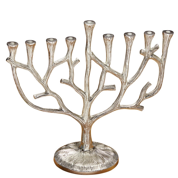 Menorah de Aluminio Fundido — Imagen 3 de 4