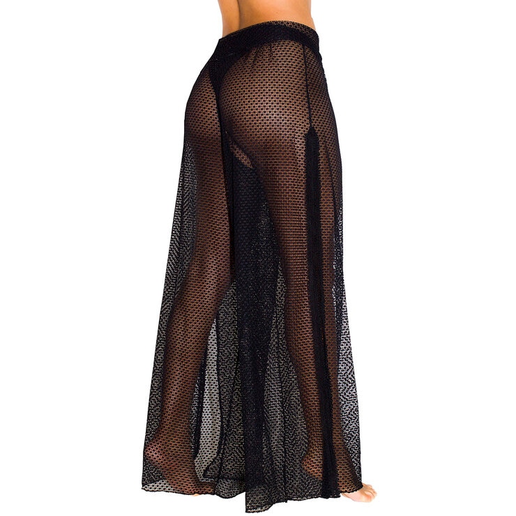 Skysoul, Pantalón Largo de Crochet Color Negro para Dama, Varias Tallas — Imagen 2 de 2