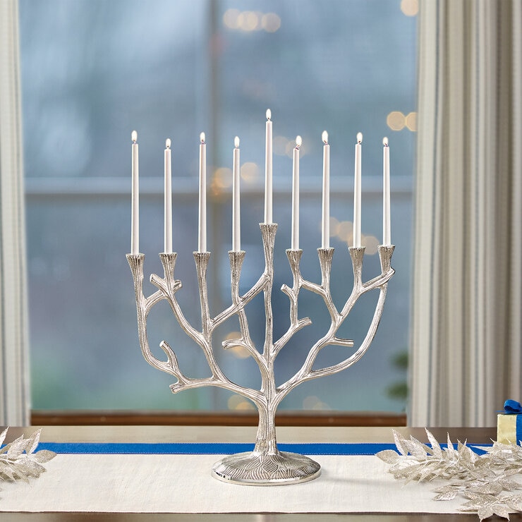 Menorah de Aluminio Fundido — Imagen 4 de 4