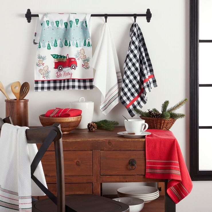 Town & Country Living Juego de 6 Toallas de Cocina — Imagen 4 de 4