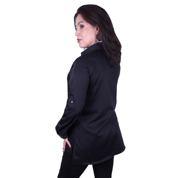 Emporio Colombo, Blusa de Bamboo para Dama en Varias Tallas, Color Negro — Imagen 2 de 2