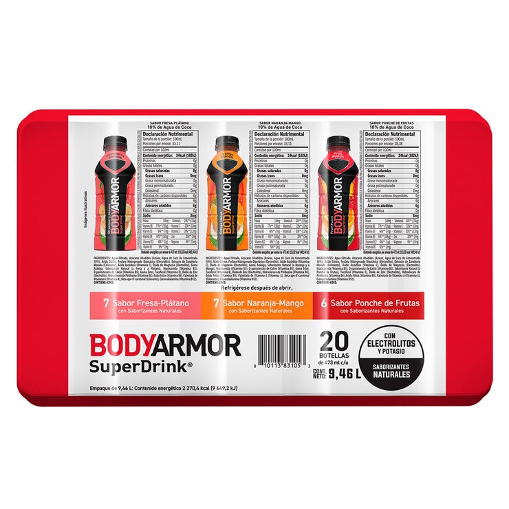 BodyArmor Super Drink 20 pzas de 473 ml — Imagen 3 de 3