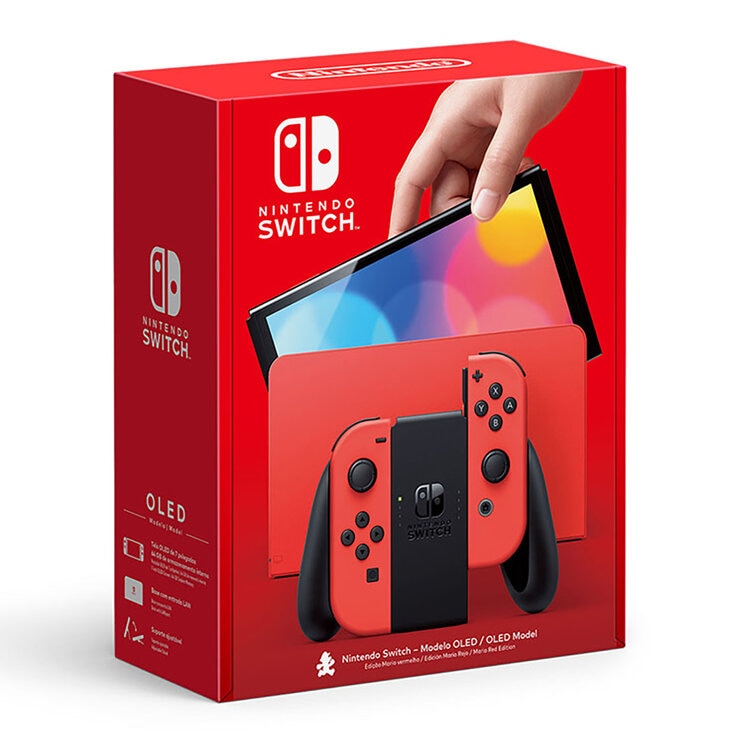 Nintendo Switch Red OLED Edición Mario Bros — Imagen 3 de 4