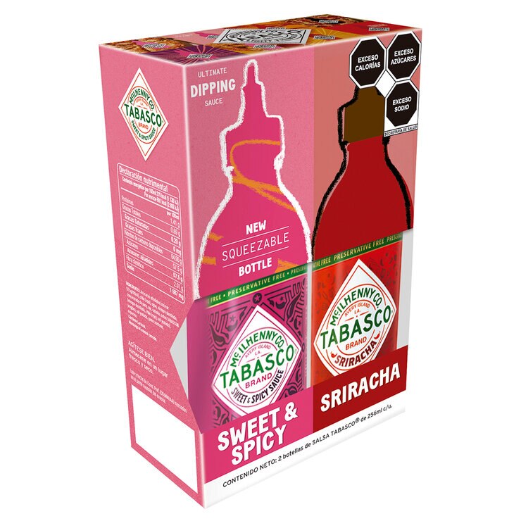 Tabasco Salsa Sriracha y Salsa Sweet Spicy 2 pzas de 256 ml  — Imagen 2 de 4