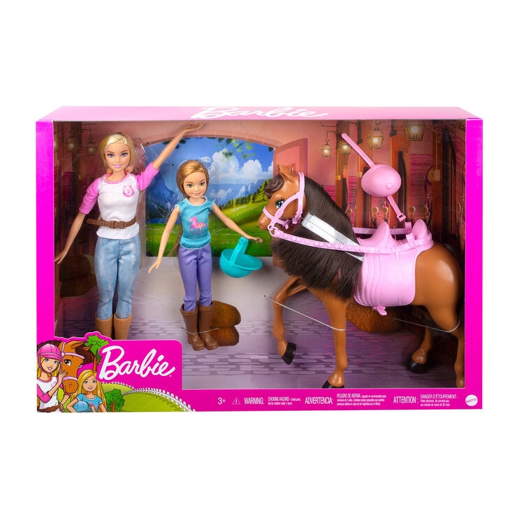 Barbie Set Diversión con Caballos — Imagen 1 de 4
