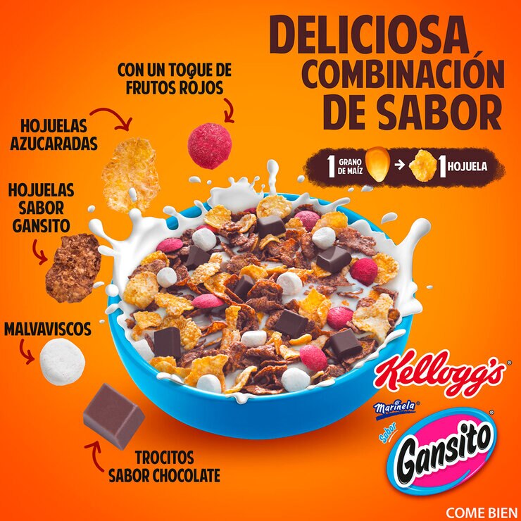Kelloggs Cereal Sabor Gansito 710 g  — Imagen 2 de 3