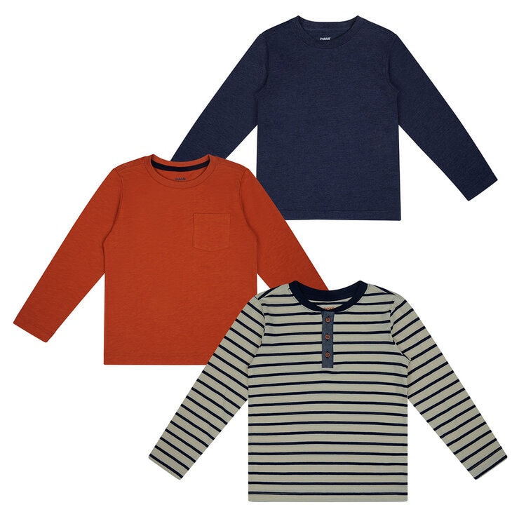 Pekkle Playera 3 piezas para Niños o Niñas Varias Tallas y Colores — Imagen 2 de 4