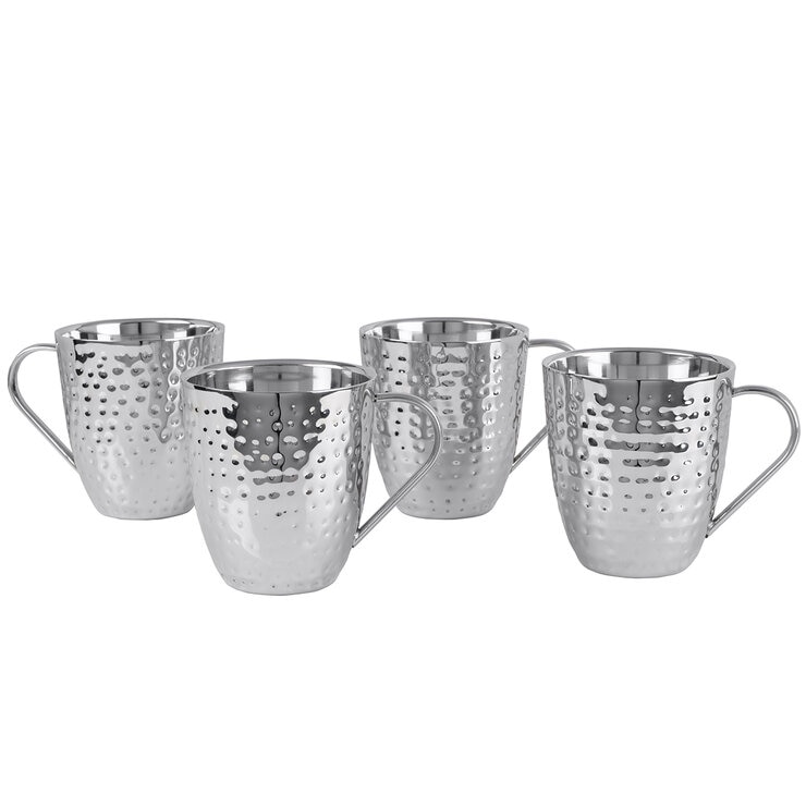 Mikasa Juego de Tazas con Aislamiento y Doble Pared de Acero Inoxidable 4 piezas — Imagen 3 de 4