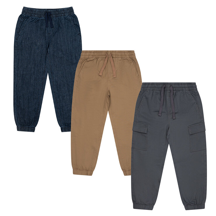 Pekkle Pantalones 3 piezas para Niños o Niñas Varias Tallas y Colores — Imagen 3 de 4