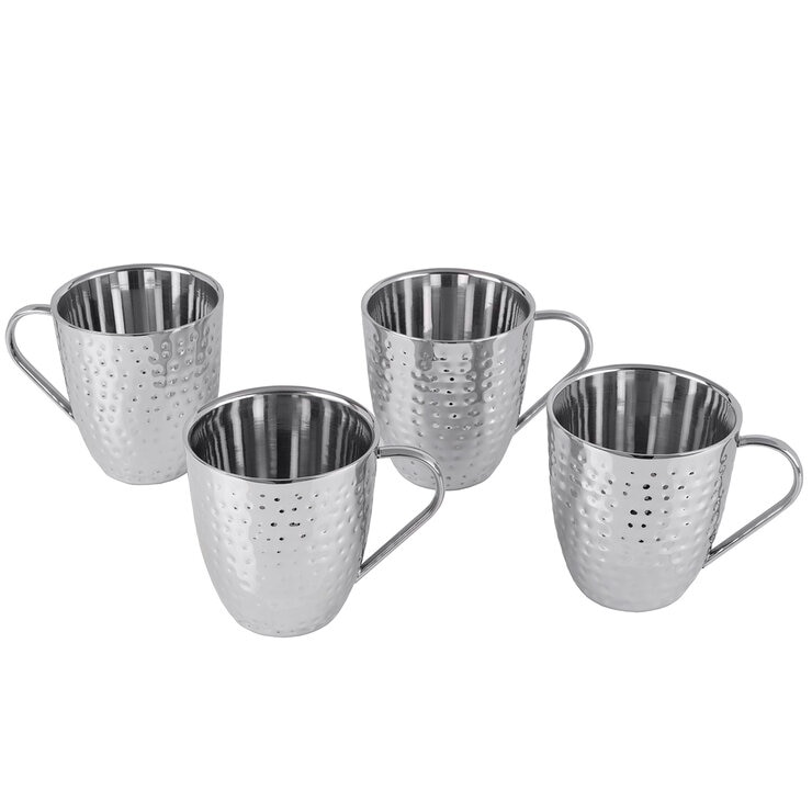 Mikasa Juego de Tazas con Aislamiento y Doble Pared de Acero Inoxidable 4 piezas — Imagen 4 de 4