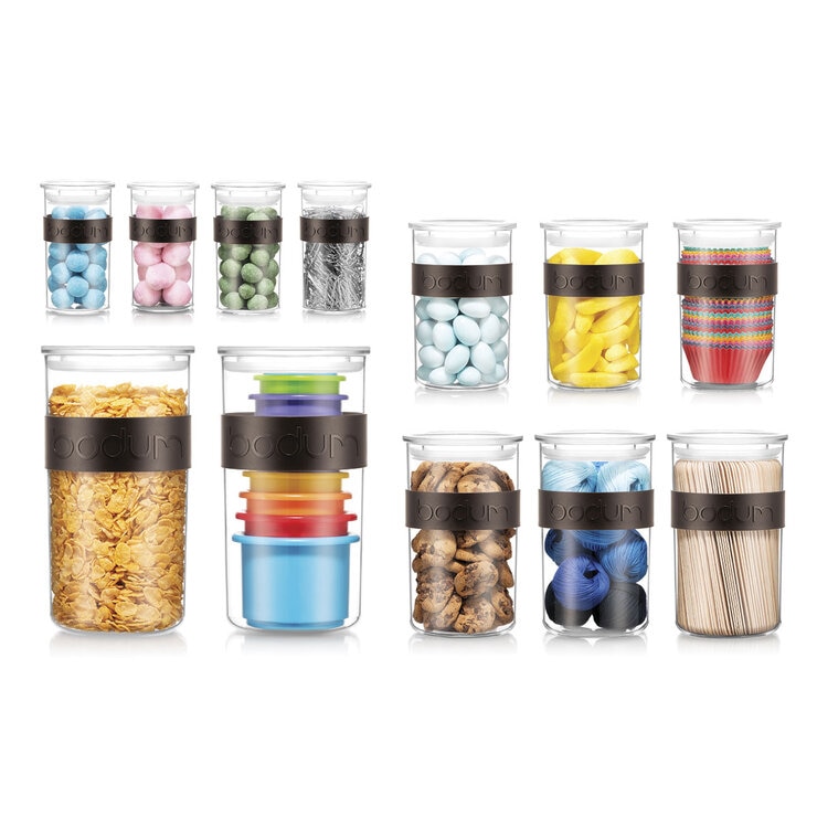 Bodum Presso Set 12 Tarros de Almacenamiento Transparente — Imagen 2 de 3