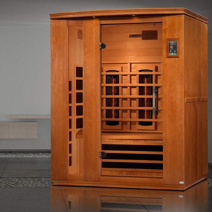 Sauna Infrarrojo de Espectro Completo Dynamic Lugano, 3 Personas