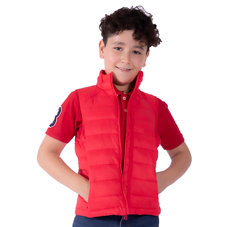 Alysh, Chaleco Color Rojo para Niño en Varias Tallas — Imagen 1 de 2