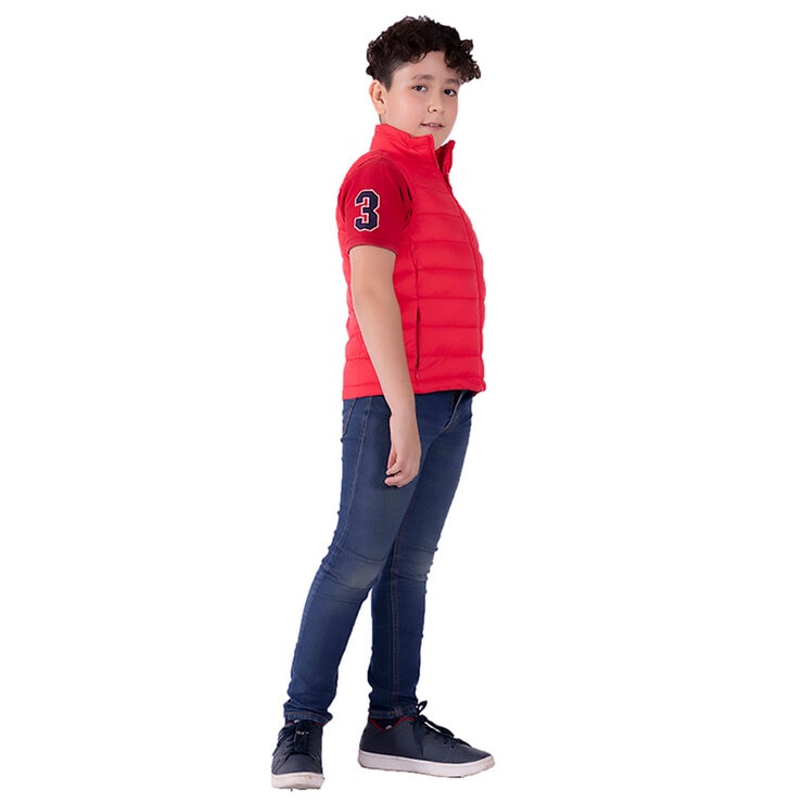 Alysh, Chaleco Color Rojo para Niño en Varias Tallas — Imagen 2 de 2