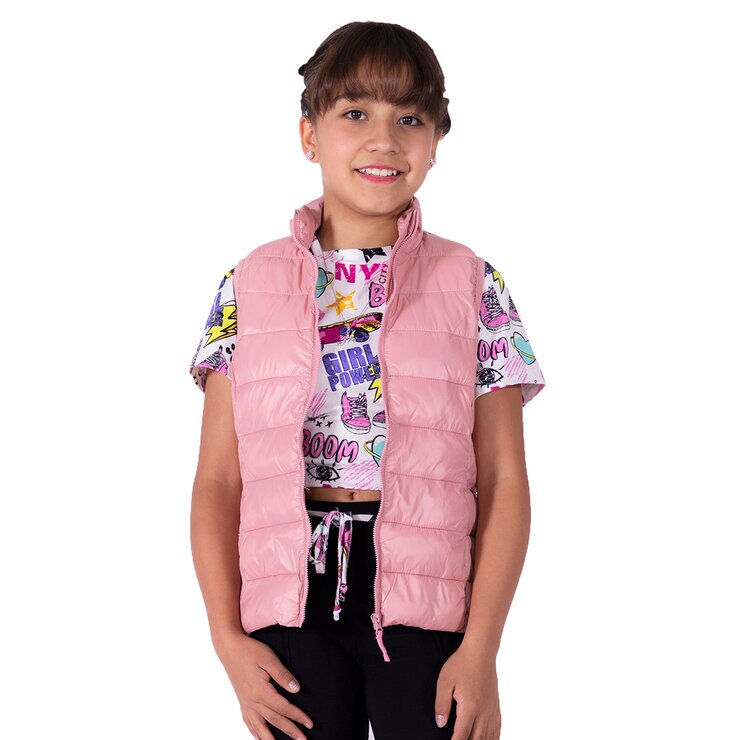 Alysh, Chaleco Color Rosa para Niña en Varias Tallas — Imagen 1 de 3