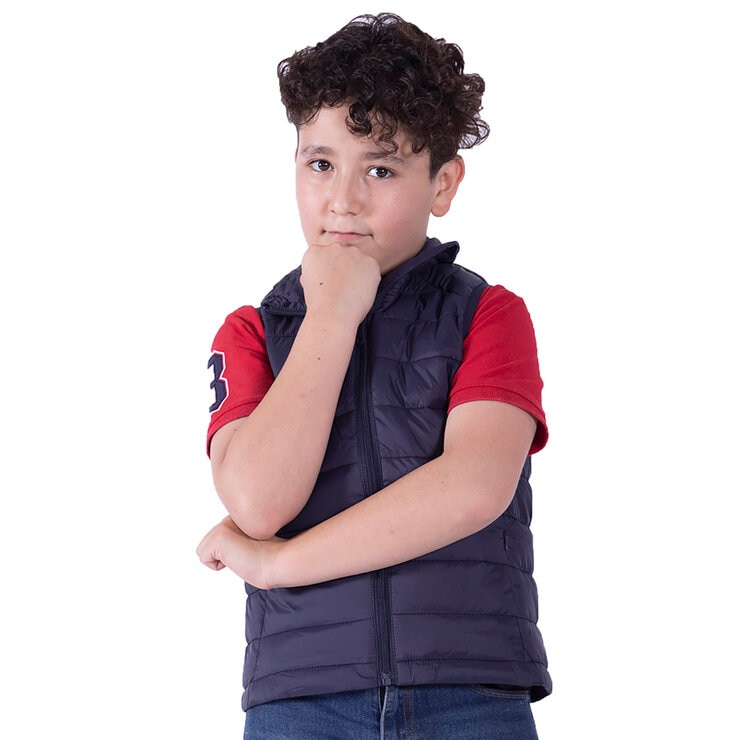Alysh, Chaleco Color Azul Marino para Niño en Varias Tallas — Imagen 2 de 3
