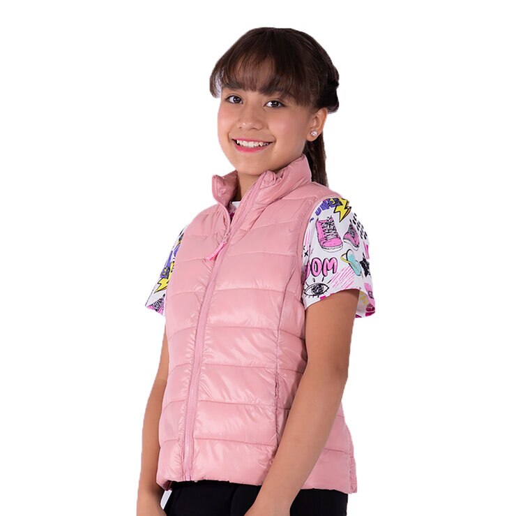 Alysh, Chaleco Color Rosa para Niña en Varias Tallas — Imagen 3 de 3