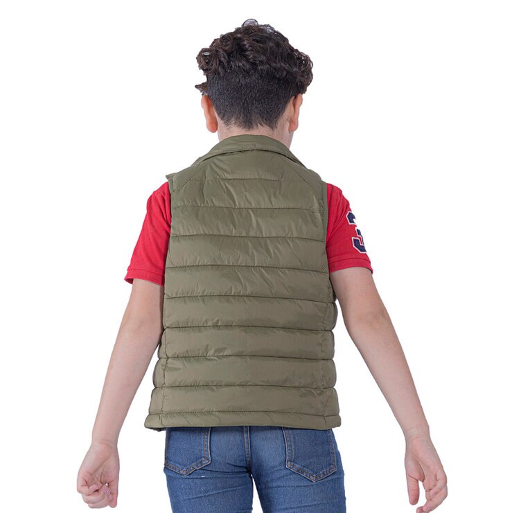 Alysh, Chaleco Color Verde Olivo para Niño en Varias Tallas — Imagen 2 de 2