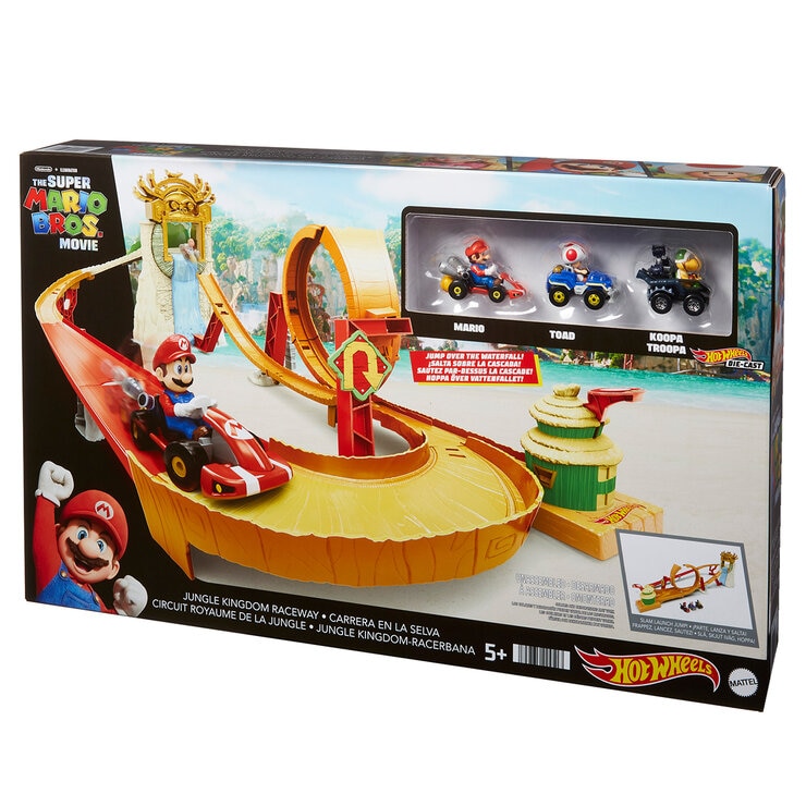 Hot Wheels Super Mario Bros Pista Carrera en La Selva — Imagen 2 de 4