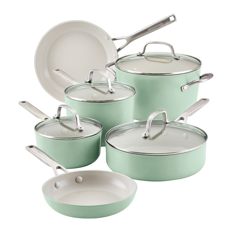 KitchenAid Juego de Bateria de Cocina Anodizada 10 piezas — Imagen 2 de 2