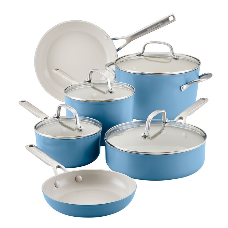 KitchenAid Juego de Bateria de Cocina Anodizada 10 piezas — Imagen 1 de 2