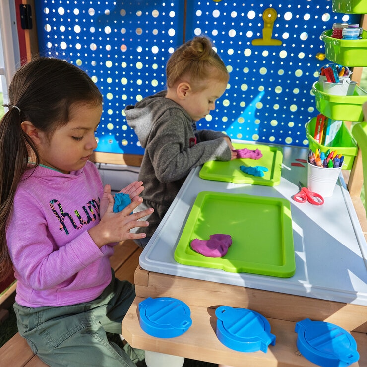 Kidkraft Casa de Juegos y Taller de Manualidades — Imagen 4 de 4