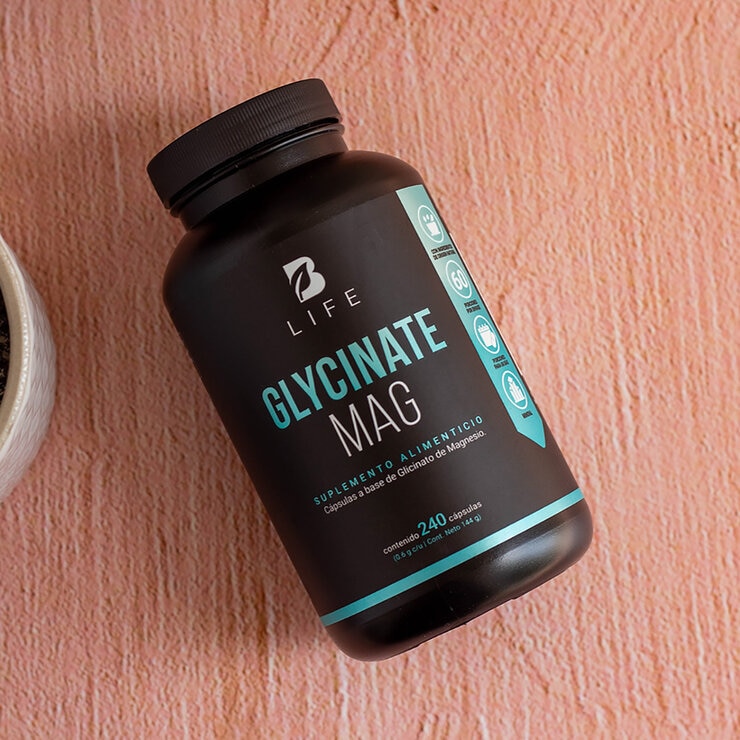 B Life Glicinato de Magnesio Frasco con 240 Cápsulas — Imagen 3 de 4