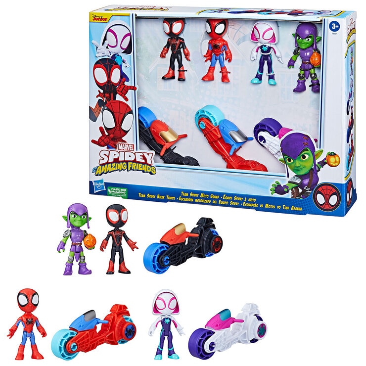 Hasbro Escuadrón Motorizado del Equipo Spidey — Imagen 3 de 4