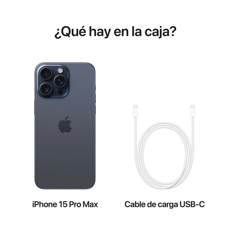 Apple iPhone 15 Pro Max 256GB Titanio Azul — Imagen 2 de 4