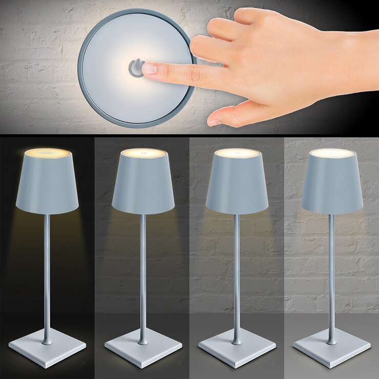 Artiva, Set de 4 Lámparas LED de Metal — Imagen 3 de 4