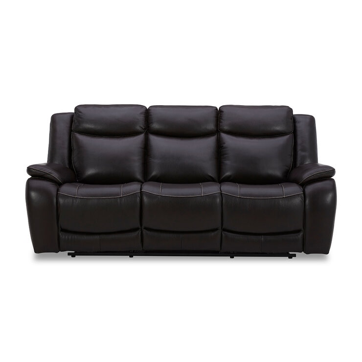 Gilmancreek Furniture, Sofá Reclinable de Piel con Sistema Eléctrico y Reposacabezas Eléctricos — Imagen 4 de 4