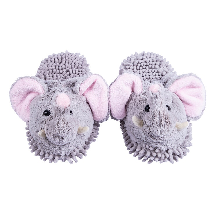 Cozy Home, Pantufla Fuzzy Elefante para Adulto, Unitalla — Imagen 2 de 2