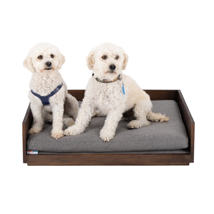 Maypet, Cama de Madera Tamaño Mediano para Perro — Imagen 1 de 4