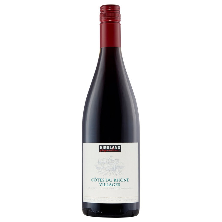 Kirkland Signature Côtes Du Rhône Villages vino tinto 6/750ml — Imagen 1 de 2