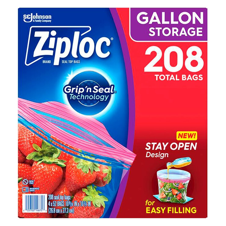 Ziploc Bolsas para Guardar 208 pzas — Imagen 1 de 4