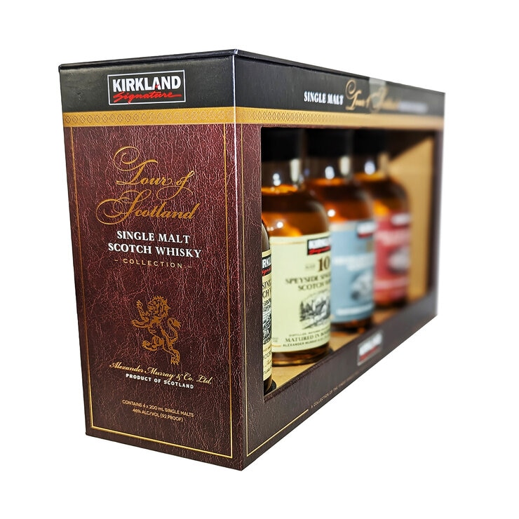 Kirkland Signature Whisky Tour de Regiones de Escocia 4 pzas de 200 ml — Imagen 2 de 4