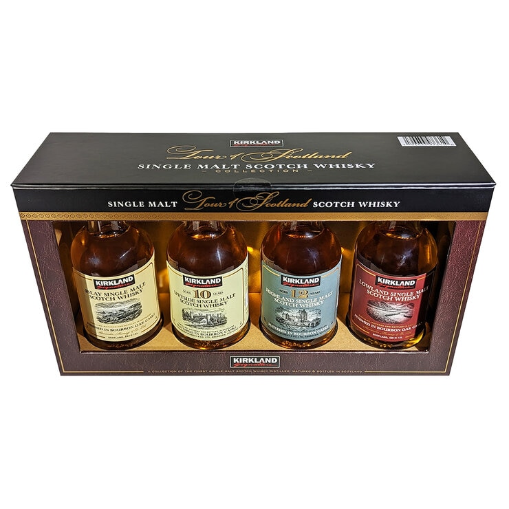Kirkland Signature Whisky Tour de Regiones de Escocia 4 pzas de 200 ml — Imagen 3 de 4