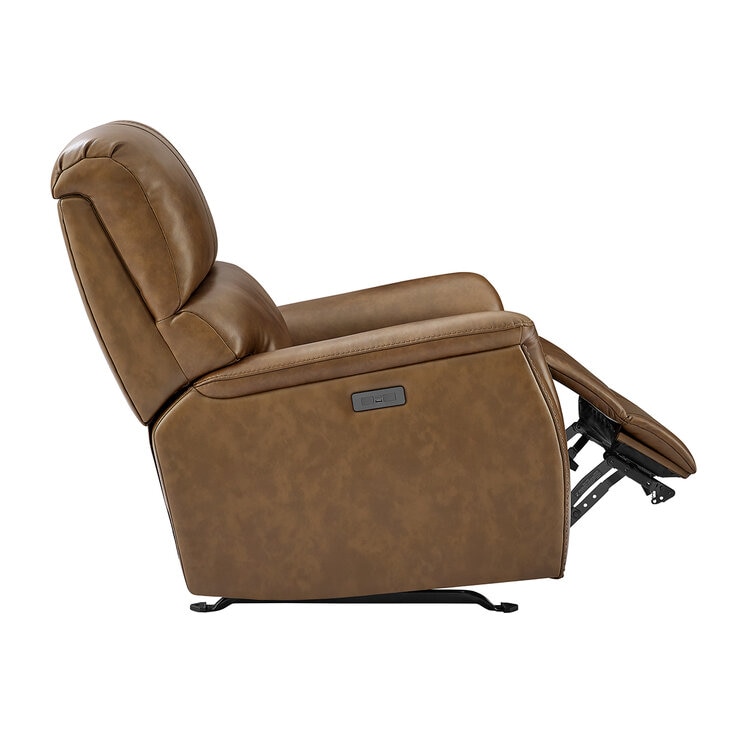 Barcalounger, Sillón Reclinable de Piel con Reposacabezas Eléctrico — Imagen 4 de 4