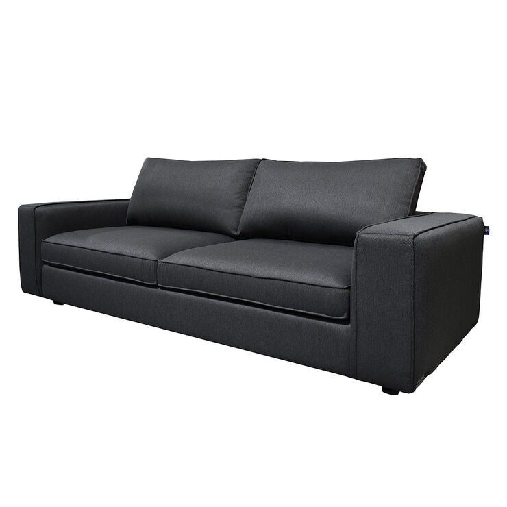 Muebles Liz, Lenox, Sofa Gris Obscuro — Imagen 2 de 4