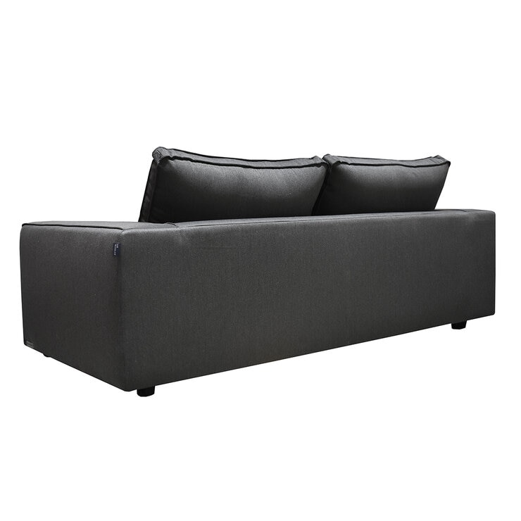 Muebles Liz, Lenox, Love Seat Gris Obscuro — Imagen 2 de 4