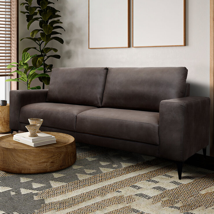 Muebles Liz, Qubo, Sofá Café Obscuro — Imagen 1 de 4