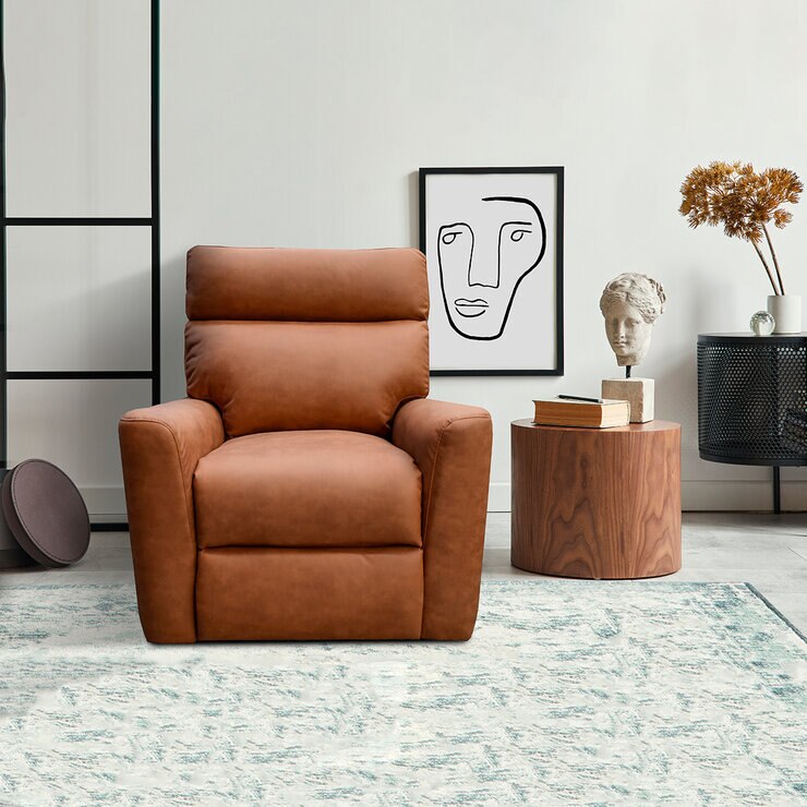 Muebles Liz, Grant, Sillón Reclinable Café — Imagen 4 de 4