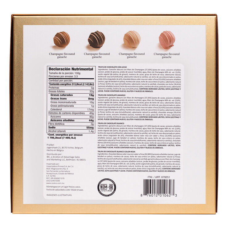 Pralibel Surtido de Trufas de Chocolate Rellenas 350 g — Imagen 4 de 4