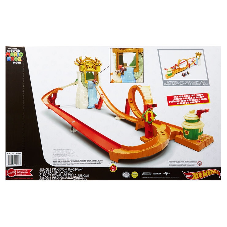 Hot Wheels Super Mario Bros Pista Carrera en La Selva — Imagen 4 de 4