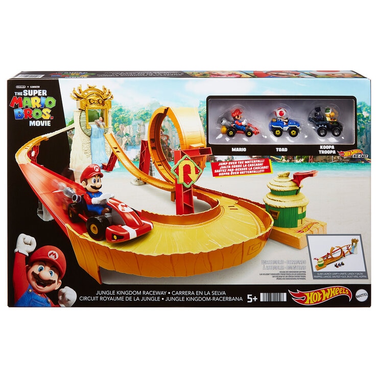 Hot Wheels Super Mario Bros Pista Carrera en La Selva — Imagen 1 de 4