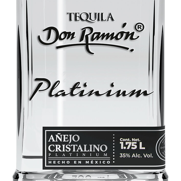 Tequila Don Ramón Añejo Cristalino 1.75 L — Imagen 3 de 4