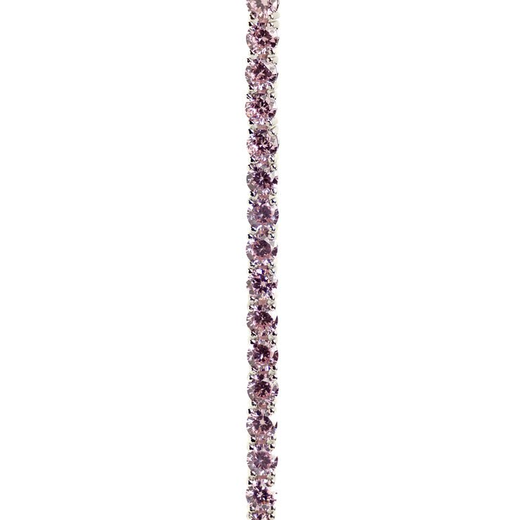 Avonza, Pulsera Tenis con Circonias Corte Redondo Blancas y Rosas — Imagen 3 de 3