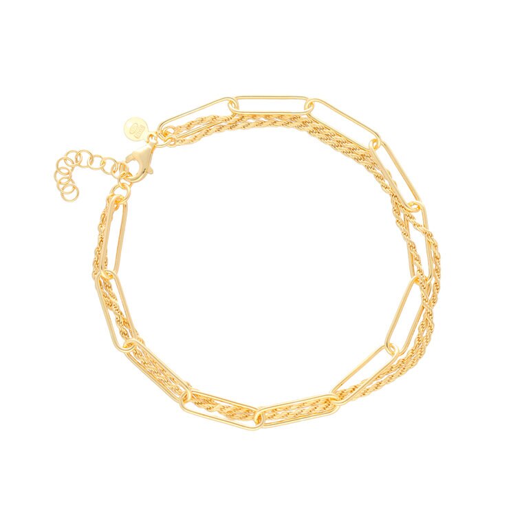Avonza, Pulsera Doble con Tejido Torsal — Imagen 1 de 3