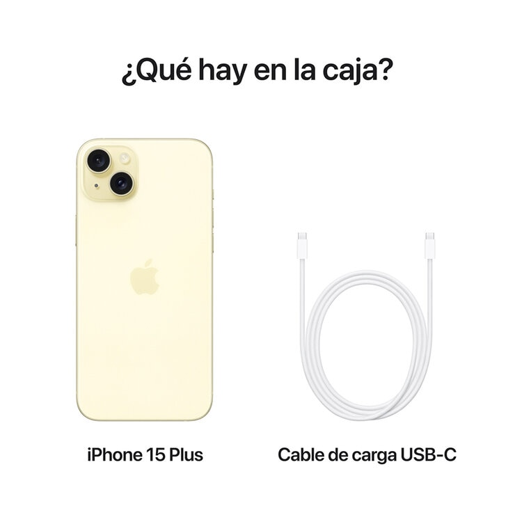 Apple iPhone 15 Plus 128GB Amarillo — Imagen 2 de 4