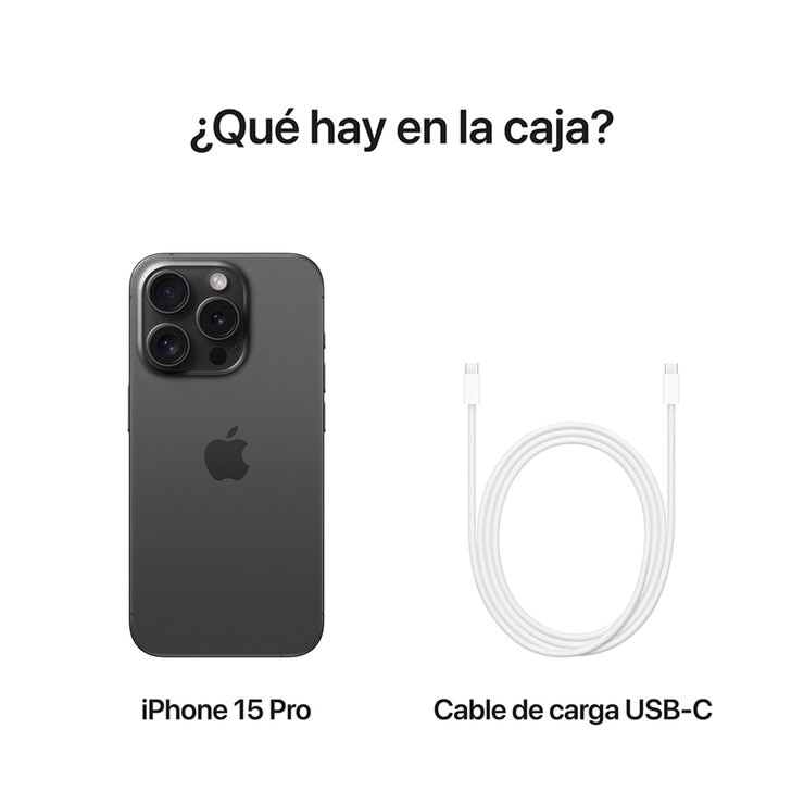 Apple iPhone 15 Pro 256GB Titanio Negro  — Imagen 4 de 4
